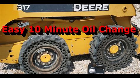 skid steer oil change